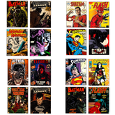 Dripster DC Comics poster pack featuring Batman, Justice League, Shazam, Flash, Wonder Woman, Superman, and Suicide Squad artwork